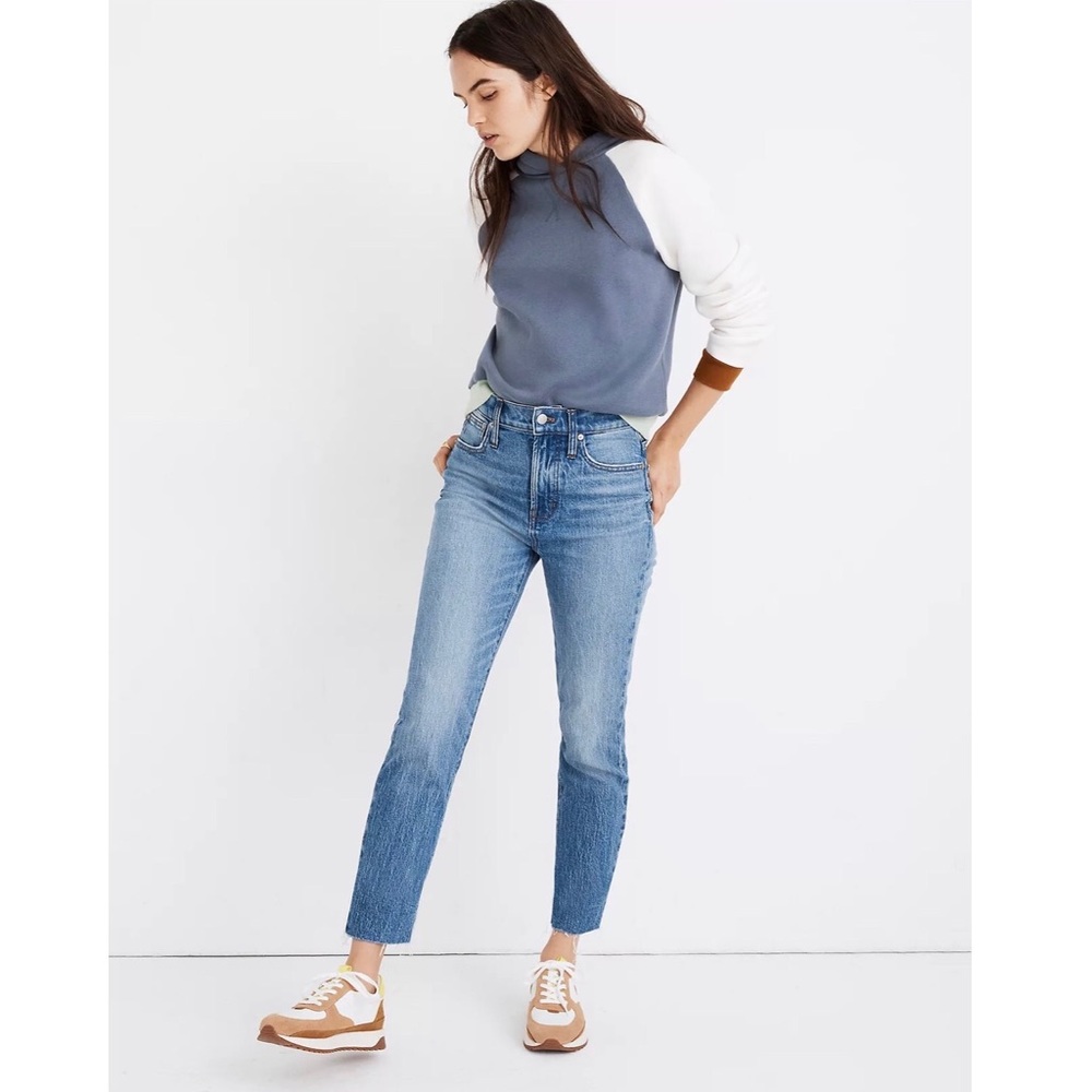 Madewell The Perfect Vintage Jean in Enmore Wash: Raw-Hem Edition